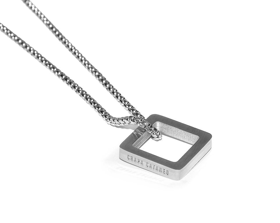 FRAME NECKLACE SILVER
