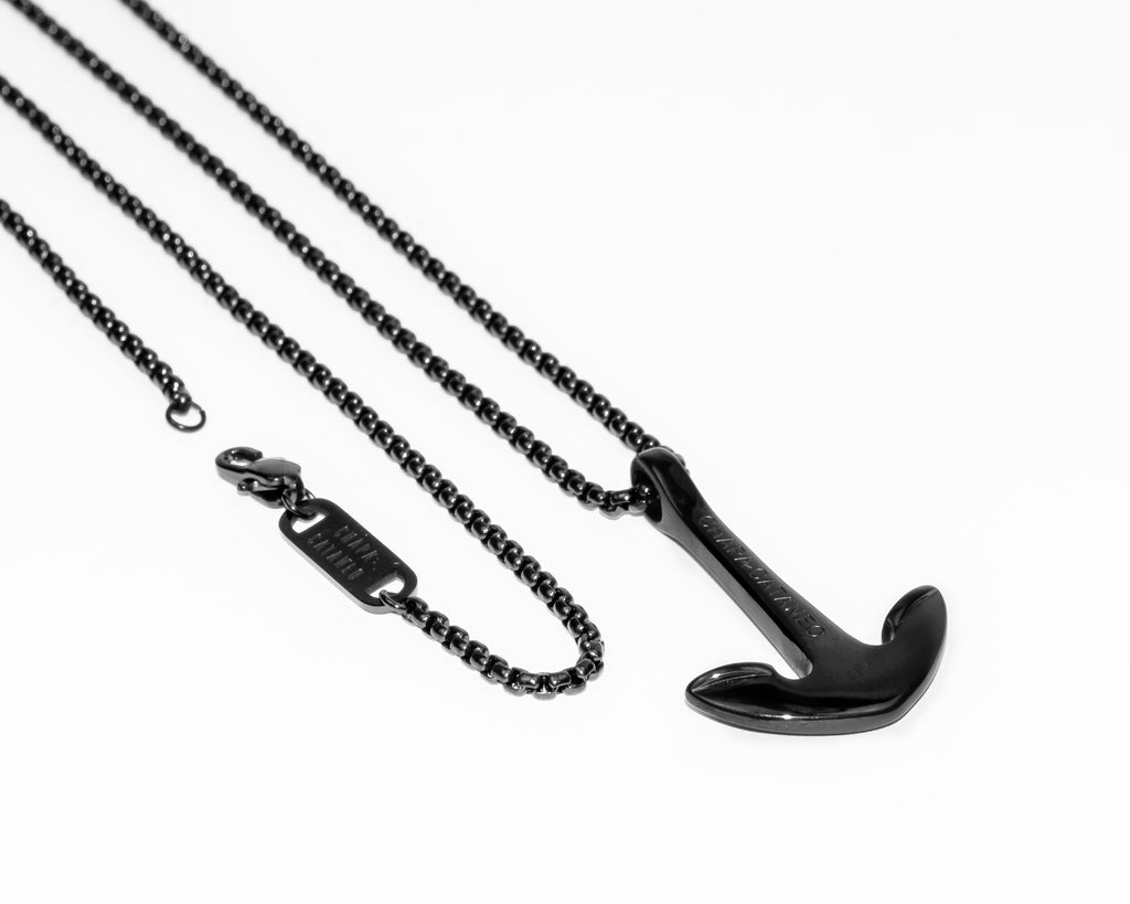 ANCHOR NECKLACE BLACK
