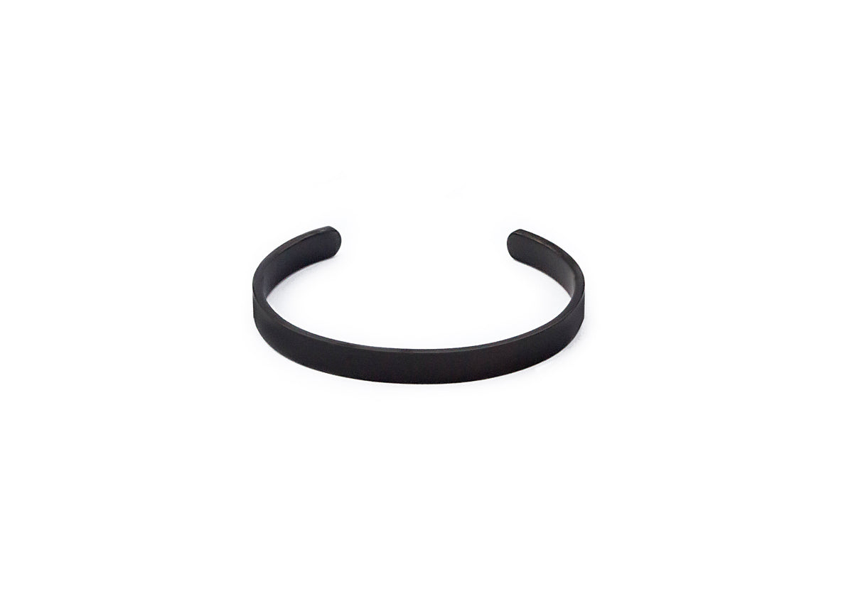 FLAT BANGLE BLACK