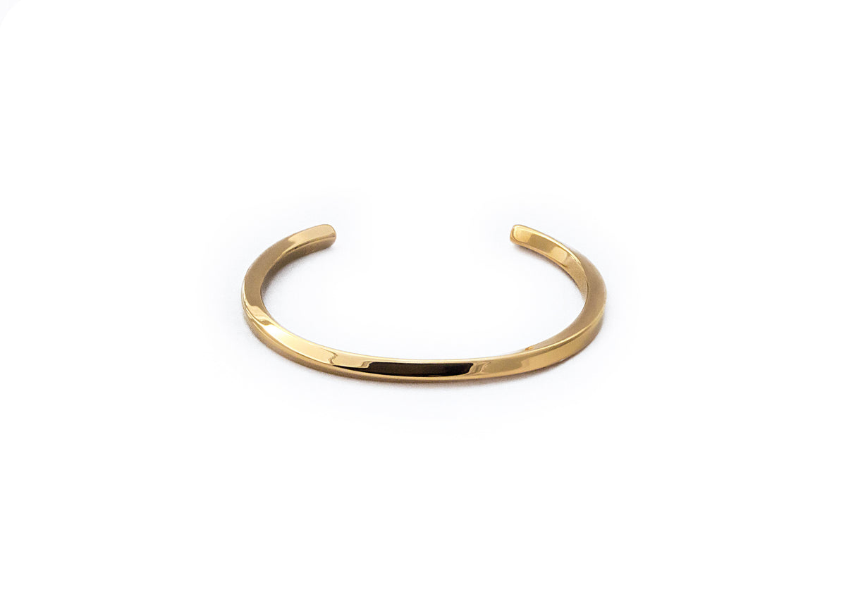 TWIST BANGLE GOLD