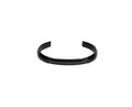 BEVEL BANGLE BLACK