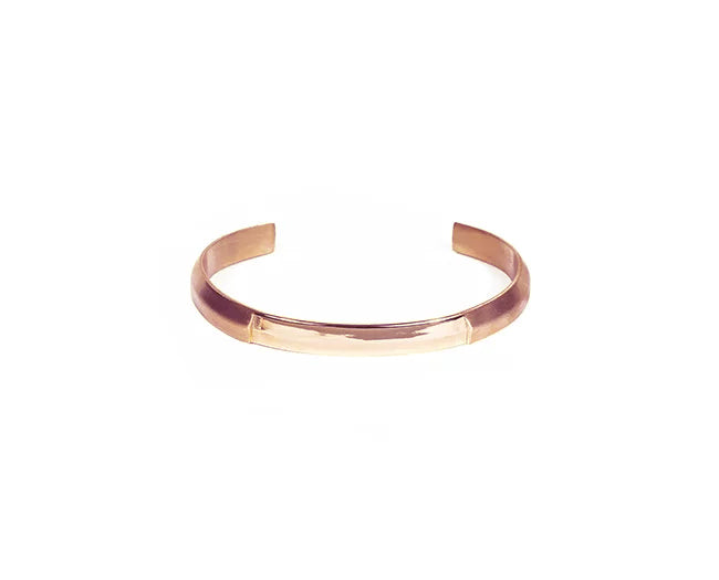 BEVEL BANGLE ROSE GOLD